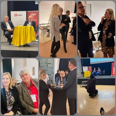 Source: Alion Institute. Tyasha A with the Mayor of the municipality Koper, Mr. Ales Brzan